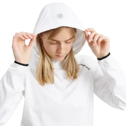 Abacus W Bounce Waterproof Hoodie Vit 100-White Discount