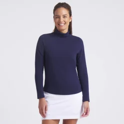 Puma W Charlotte Modalon Ls Top Deep-Navy Hot