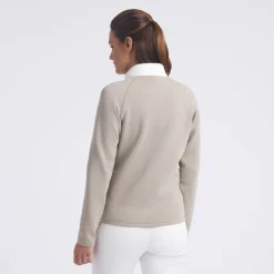Puma W Cloudspun Fleece Hybrid Warm-White-Ice-Coffee