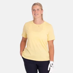 Peak Performance W Explore Logo Tee Mellow-Yellow Online
