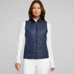Puma W Frost Quilted Vest Navy-Blazer