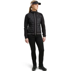 Abacus W Grove Hybrid Jacket Svart 600-Black Outlet