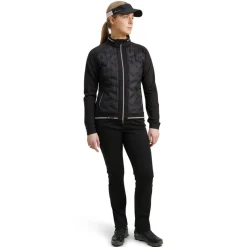 Abacus W Grove Hybrid Jacket Svart 600-Black Outlet