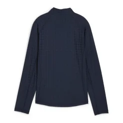 Puma W Houndstooth 1/4 Zip Deep-Navy Hot