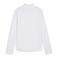 Puma W Houndstooth 1/4 Zip White-Glow Clearance