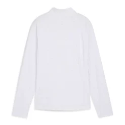 Puma W Houndstooth 1/4 Zip White-Glow Clearance