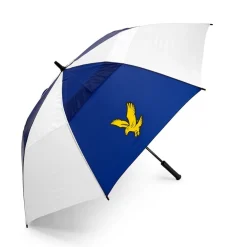 Lyle & Scott Wind Proof Umbrella White-Blue Best