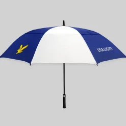 Lyle & Scott Wind Proof Umbrella White-Blue Best