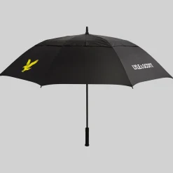 Lyle & Scott Wind Proof Umbrella Svart Black Clearance