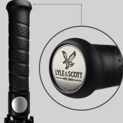 Lyle & Scott Wind Proof Umbrella Svart Black Clearance