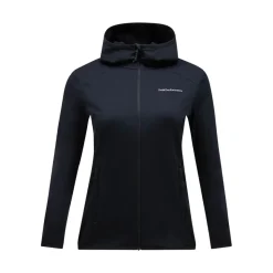 Peak Performance W Light Zip Hood Svart Black Clearance