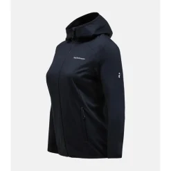 Peak Performance W Light Zip Hood Svart Black Clearance