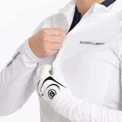 Bogeys & Birdies W Mid Layer Full-Zip 2.0 Vit White Clearance