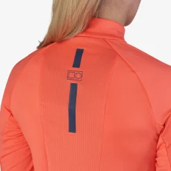 Bogeys & Birdies W Mid Layer LS Zip Röd Coral Discount