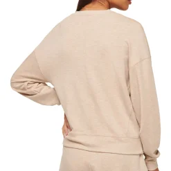 Travis Mathew Wmns Cloud Terry Crew Heather-Natural Online