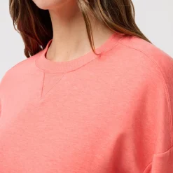 Travis Mathew Wmns Cloud Terry Crew Heather-Porcelain-Ro Online