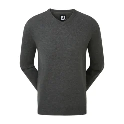 FootJoy Wool Blend V-Neck Grå Grå (Heather Char) Clearance