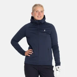 Peak Performance W Rider Essentials Zip Hood Blue Shadow-Blue Shadow- Clearance