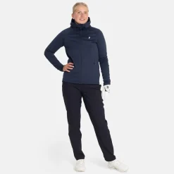 Peak Performance W Rider Essentials Zip Hood Blue Shadow-Blue Shadow- Clearance