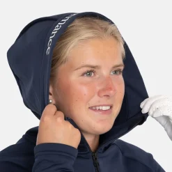 Peak Performance W Rider Essentials Zip Hood Blue Shadow-Blue Shadow- Clearance