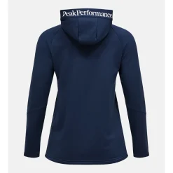 Peak Performance W Rider Essentials Zip Hood Blue Shadow-Blue Shadow- Clearance