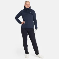 Peak Performance W Rider Essentials Zip Hood Blue Shadow-Blue Shadow- Clearance