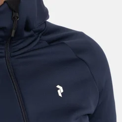 Peak Performance W Rider Essentials Zip Hood Blue Shadow-Blue Shadow- Clearance