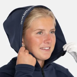 Peak Performance W Rider Essentials Zip Hood Blue Shadow-Blue Shadow- Clearance