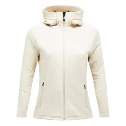 Peak Performance W Rider Essentials Zip Hood Sand Fog-Sand Fog- Hot
