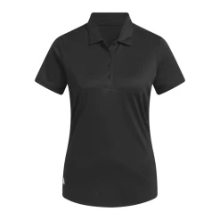 Adidas W Solid Performance Short Sleeve Polo Shirt Svart Black Discount