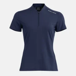 Bogeys & Birdies W Tech Blade V-Neck Tee 2.0 Blå Navy Clearance