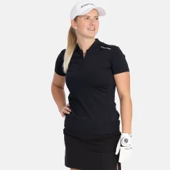 Bogeys & Birdies W Tech Blade V-Neck Tee 2.0 Svart Black
