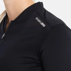 Bogeys & Birdies W Tech Blade V-Neck Tee 2.0 Svart Black