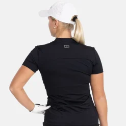 Bogeys & Birdies W Tech Blade V-Neck Tee 2.0 Svart Black