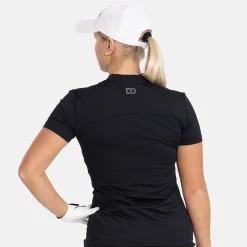 Bogeys & Birdies W Tech Blade V-Neck Tee 2.0 Svart Black