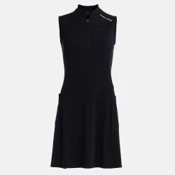 Bogeys & Birdies W Tech Dress Zip Collar Svart Black Clearance