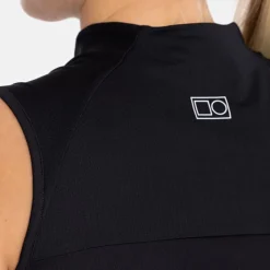 Bogeys & Birdies W Tech Dress Zip Collar Svart Black Clearance