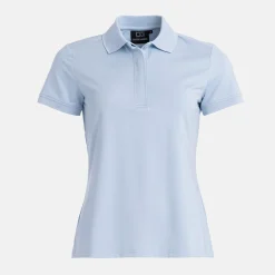 Bogeys & Birdies W Tech Hidden Buttons Chambray Blue Discount