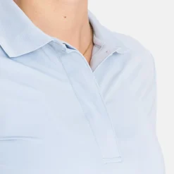 Bogeys & Birdies W Tech Hidden Buttons Chambray Blue Discount