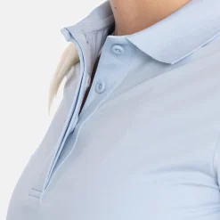 Bogeys & Birdies W Tech Hidden Buttons Chambray Blue Discount