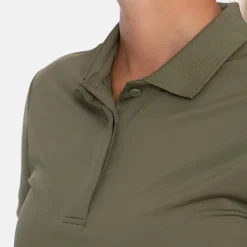 Bogeys & Birdies W Tech Hidden Buttons Leaf Clover Green Hot
