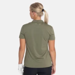 Bogeys & Birdies W Tech Hidden Buttons Leaf Clover Green Hot