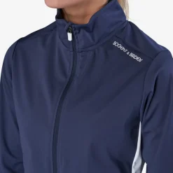 Bogeys & Birdies W Tech Windbreaker Softshell Blå Vit Navy/White Clearance