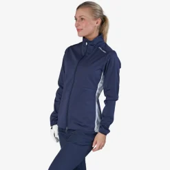 Bogeys & Birdies W Tech Windbreaker Softshell Blå Vit Navy/White Clearance