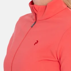 Peak Performance W Turf Zip Ls Brilliant-Red Discount