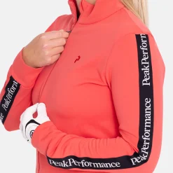 Peak Performance W Turf Zip Ls Brilliant-Red Discount