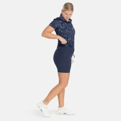 Bogeys & Birdies W 4-Way Stretch Short Blå Navy Clearance