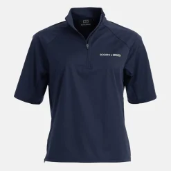 Bogeys & Birdies W Windbreaker SS 1/4 Zip Blå Navy New