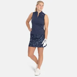 Bogeys & Birdies W Woven Stretch AOP Blå Navy/Chambray Discount