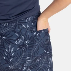Bogeys & Birdies W Woven Stretch AOP Blå Navy/Chambray Discount